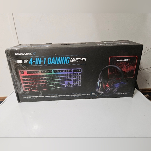 Soundlogic XT Lightup 4-in-1 Gaming Combo Kit! - Picture 1 of 7